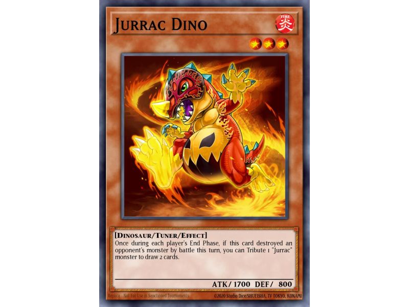 Jurrac Dino (Duel Terminal Normal Parallel Rare)