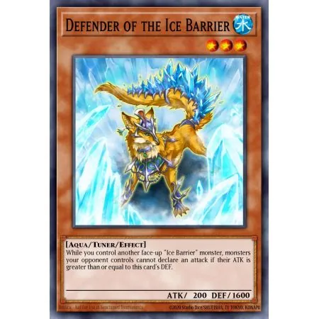 Defender of the Ice Barrier (Duel Terminal Rare Parallel Rare)