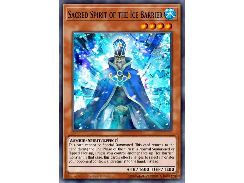 Sacred Spirit of the Ice Barrier (Duel Terminal Normal Parallel Rare)