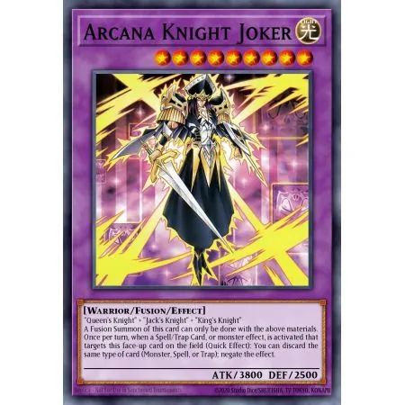 Arcana Knight Joker (Duel Terminal Rare Parallel Rare)