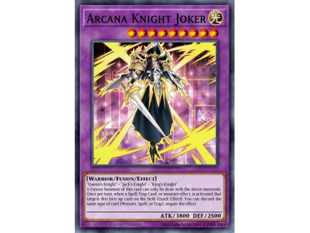 Arcana Knight Joker (Duel Terminal Rare Parallel Rare)