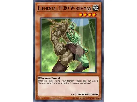 Elemental HERO Woodsman (Duel Terminal Rare Parallel Rare)