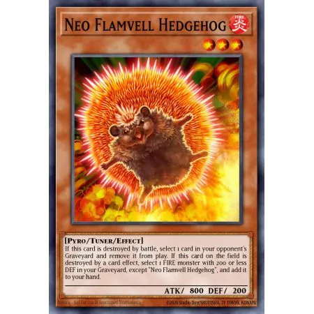 Neo Flamvell Hedgehog (Duel Terminal Rare Parallel Rare)
