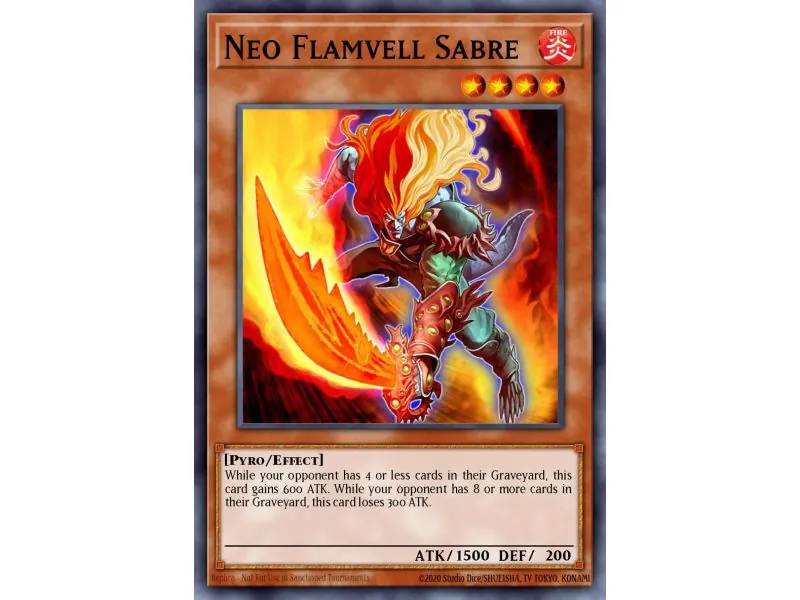 Neo Flamvell Sabre (Duel Terminal Super Parallel Rare)