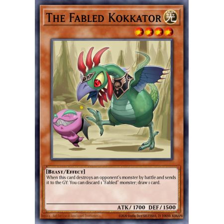 The Fabled Kokkator (Duel Terminal Normal Parallel Rare)