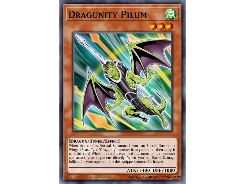 Dragunity Pilum (Duel Terminal Rare Parallel Rare)