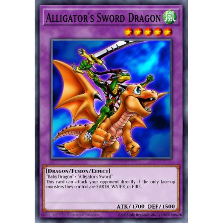 Alligator's Sword Dragon (Duel Terminal Normal Parallel Rare)