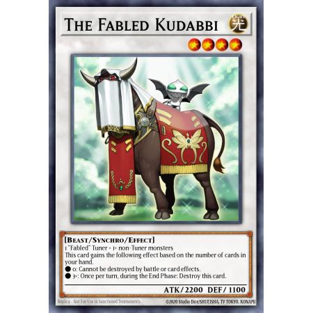 The Fabled Kudabbi (Duel Terminal Super Parallel Rare)