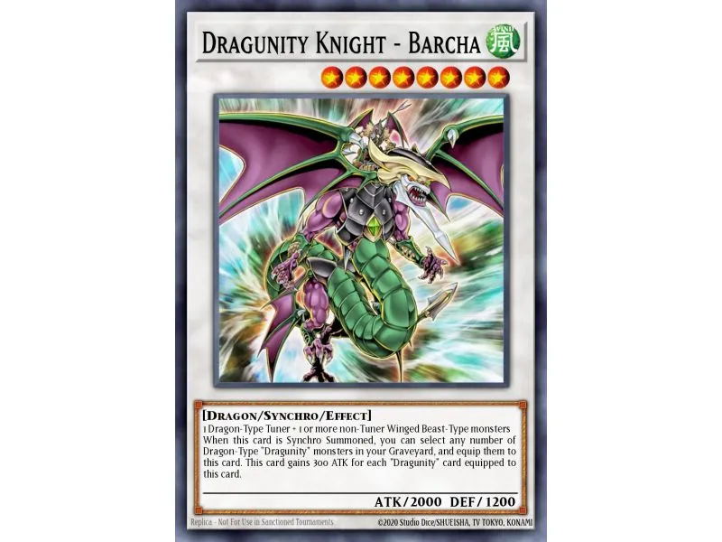 Dragunity Knight - Barcha (Duel Terminal Super Parallel Rare)