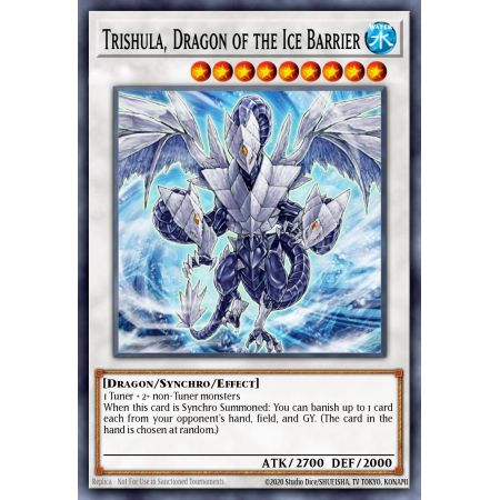 Trishula, Dragon of the Ice Barrier (Duel Terminal Ultra Parallel Rare)