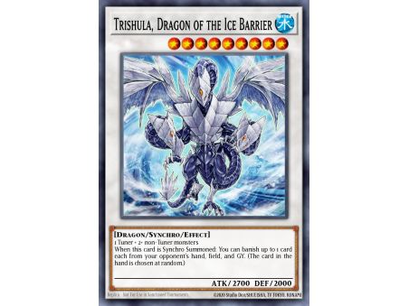 Trishula, Dragon of the Ice Barrier (Duel Terminal Ultra Parallel Rare)