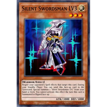 Silent Swordsman LV3 (Duel Terminal Normal Parallel Rare)