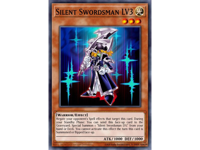 Silent Swordsman LV3 (Duel Terminal Normal Parallel Rare)