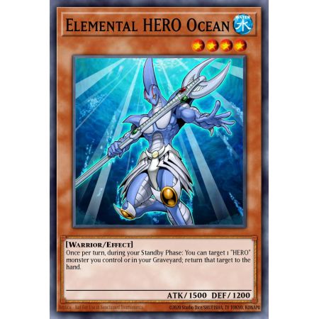 Elemental HERO Ocean (Duel Terminal Normal Parallel Rare)