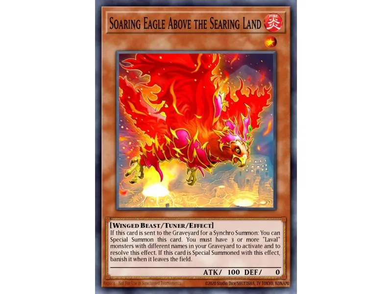 Soaring Eagle Above the Searing Land (Duel Terminal Rare Parallel Rare)