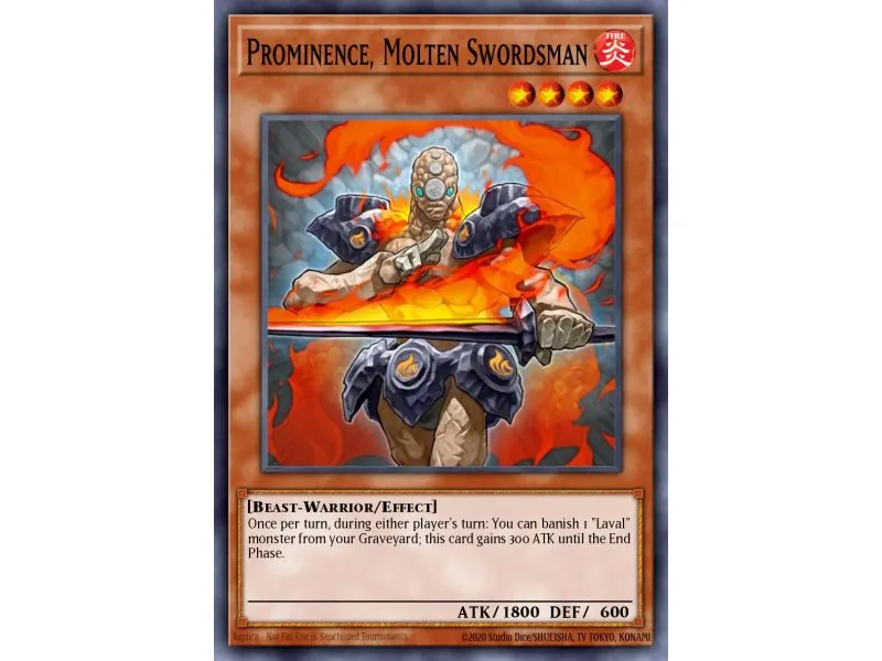 Prominence, Molten Swordsman (Duel Terminal Normal Parallel Rare)