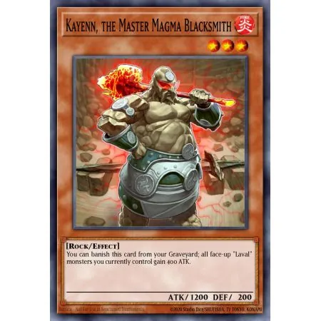 Kayenn, the Master Magma Blacksmith (Duel Terminal Normal Parallel Rare)