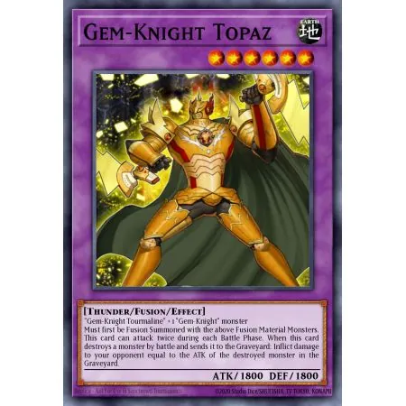Gem-Knight Topaz (Duel Terminal Ultra Parallel Rare)