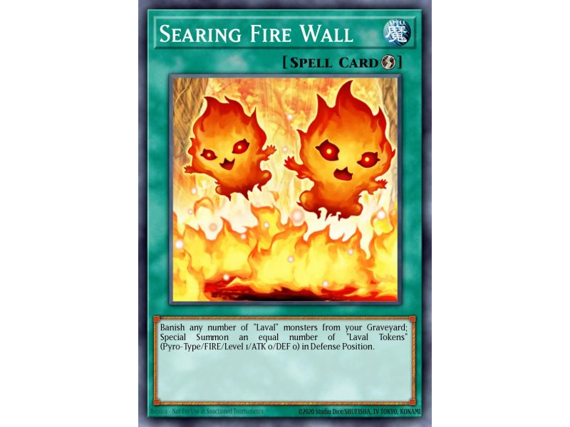 Searing Fire Wall (Duel Terminal Normal Parallel Rare)