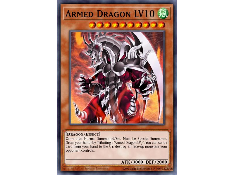 Armed Dragon LV10 (Duel Terminal Rare Parallel Rare)
