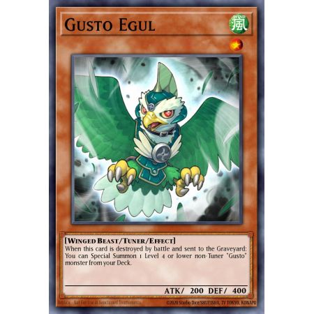 Gusto Egul (Duel Terminal Normal Parallel Rare)