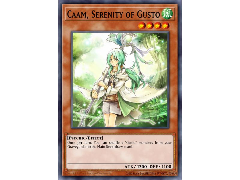 Caam, Serenity of Gusto (Duel Terminal Super Parallel Rare)