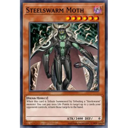 Steelswarm Moth (Duel Terminal Rare Parallel Rare)