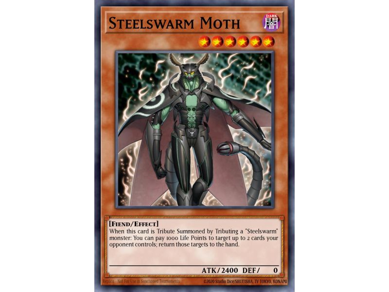 Steelswarm Moth (Duel Terminal Rare Parallel Rare)