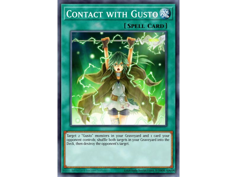 Contact with Gusto (Duel Terminal Rare Parallel Rare)