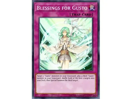 Blessings for Gusto (Duel Terminal Normal Parallel Rare)