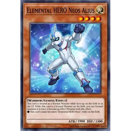 Elemental HERO Neos Alius (Duel Terminal Normal Parallel Rare)