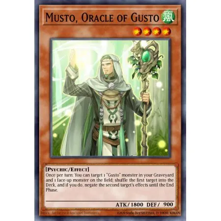Musto, Oracle of Gusto (Duel Terminal Rare Parallel Rare)