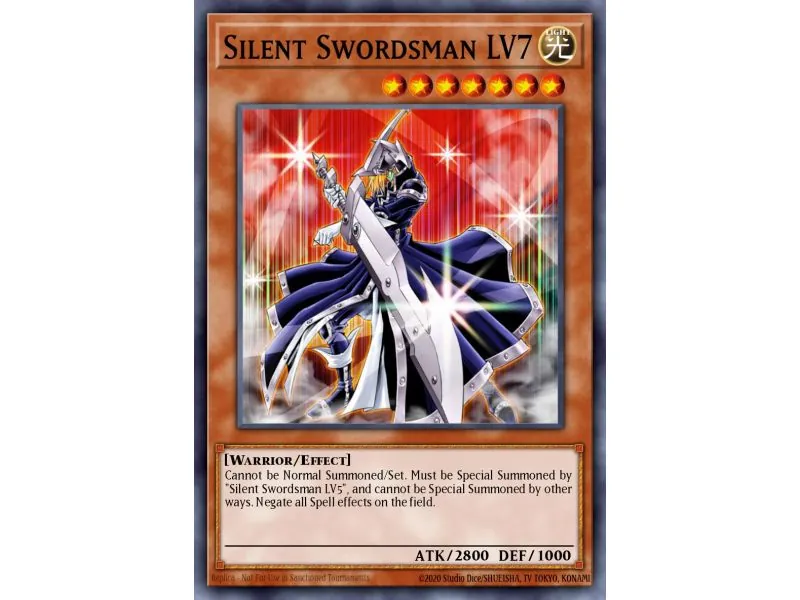 Silent Swordsman LV7 (Duel Terminal Super Parallel Rare)