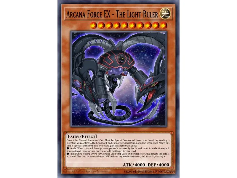 Arcana Force EX - The Light Ruler (Duel Terminal Rare Parallel Rare)
