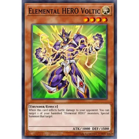 Elemental HERO Voltic (Duel Terminal Normal Parallel Rare)