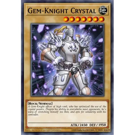 Gem-Knight Crystal (Duel Terminal Rare Parallel Rare)
