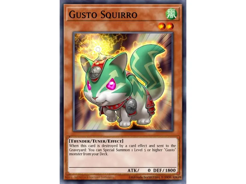 Gusto Squirro (Duel Terminal Rare Parallel Rare)