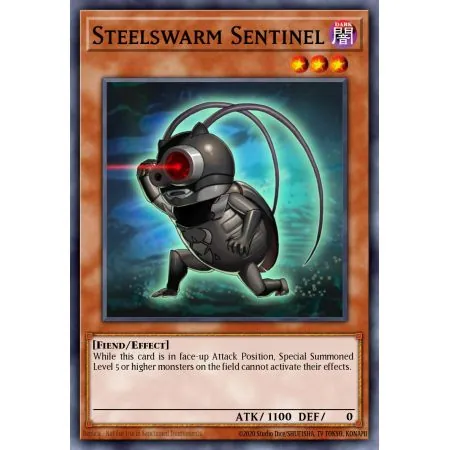 Steelswarm Sentinel (Duel Terminal Normal Parallel Rare)