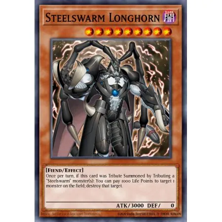 Steelswarm Longhorn (Duel Terminal Super Parallel Rare)