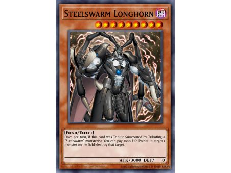 Steelswarm Longhorn (Duel Terminal Super Parallel Rare)