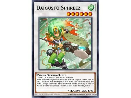 Daigusto Sphreez (Duel Terminal Super Parallel Rare)