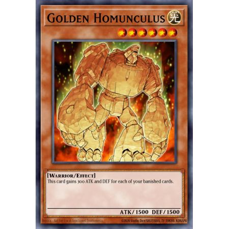 Golden Homunculus (Duel Terminal Normal Parallel Rare)