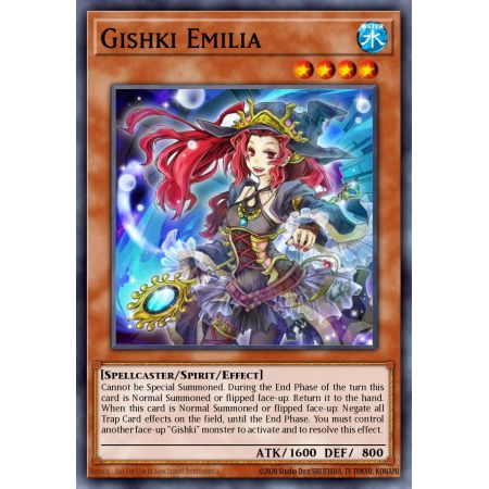 Gishki Emilia (Duel Terminal Rare Parallel Rare)