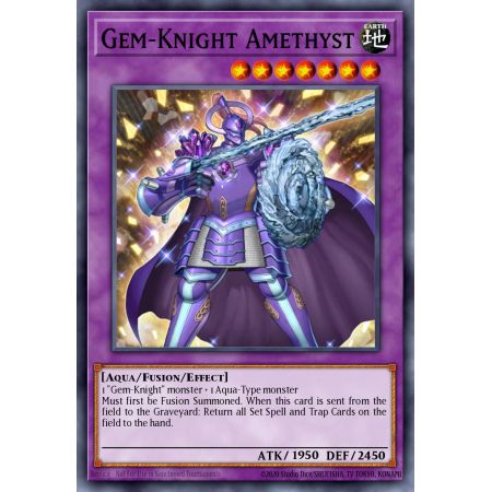 Gem-Knight Amethyst (Duel Terminal Super Parallel Rare)