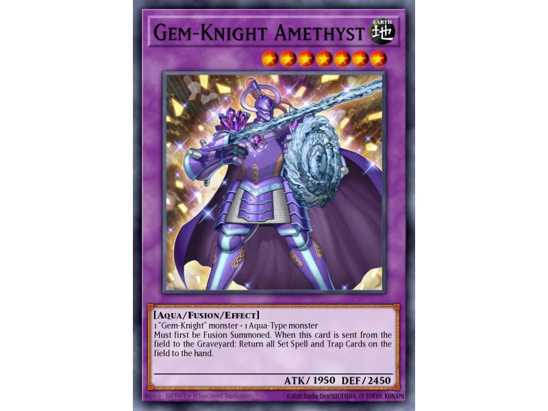 Gem-Knight Amethyst (Duel Terminal Super Parallel Rare)