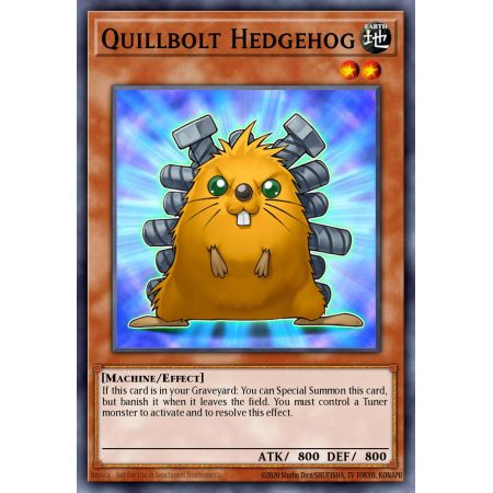 Quillbolt Hedgehog (Duel Terminal Normal Parallel Rare)