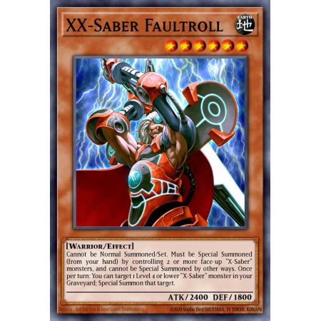 XX-Saber Faultroll (Duel Terminal Normal Parallel Rare)
