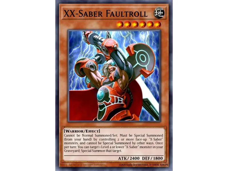 XX-Saber Faultroll (Duel Terminal Normal Parallel Rare)
