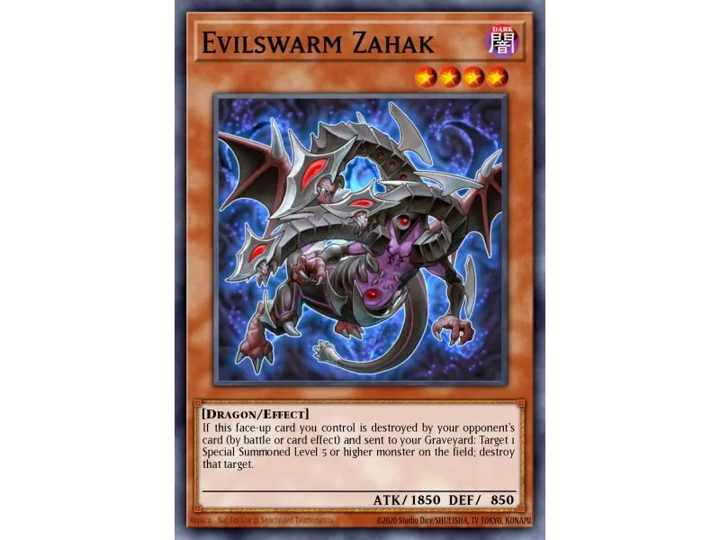 Evilswarm Zahak (Duel Terminal Rare Parallel Rare)