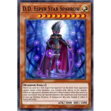 D.D. Esper Star Sparrow (Duel Terminal Rare Parallel Rare)